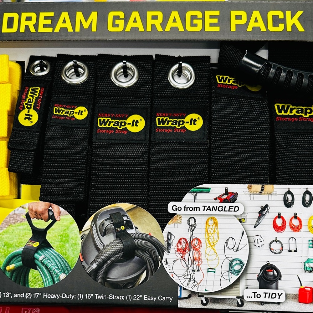 Heavy duty Wrap-It Storage Dream Garage pack New in a box